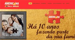 Desktop Screenshot of franquiaamericana.com.br